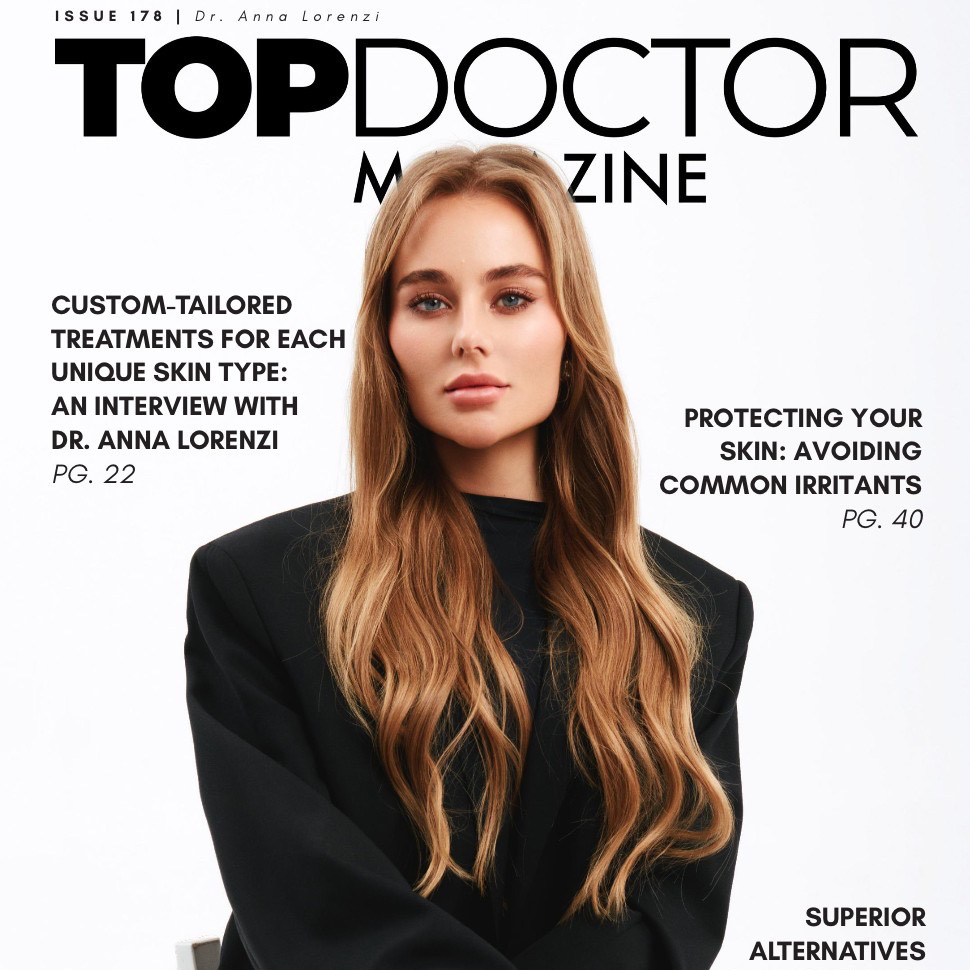 Exclusive interview with Anna Lorenzi in the American medical journal TopDoctor Magazine